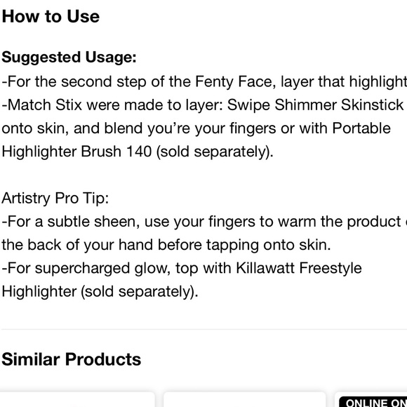 Fenty Match Stix in Chili Mango-New in Box - Picture 2 of 7